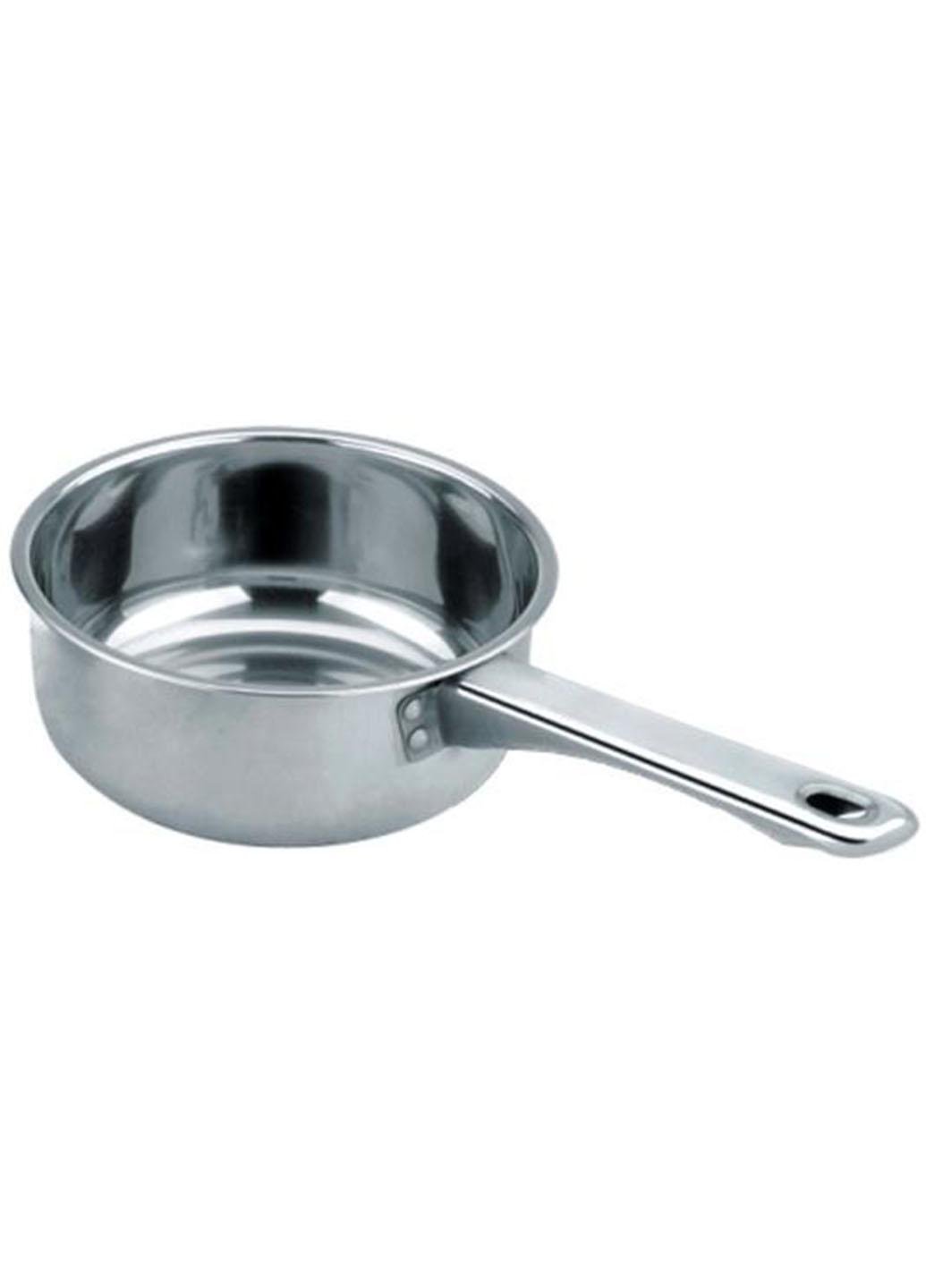 Сотейник с индукционным дном Stenson из нержавеющей стали 14х7 см 1,0 л Серый (2990)