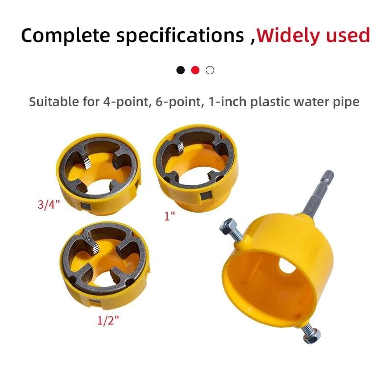 Набор для нарезки резьбы на трубах из ПВХ (766666) - фото 2 Набор для нарезки резьбы на трубах из ПВХ (766666) - фото 2