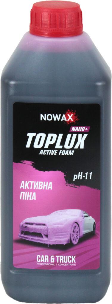 Шампунь Nowax Toplux Nano+ активная пена для бесконтактной мойки суперконцентрат 1 л