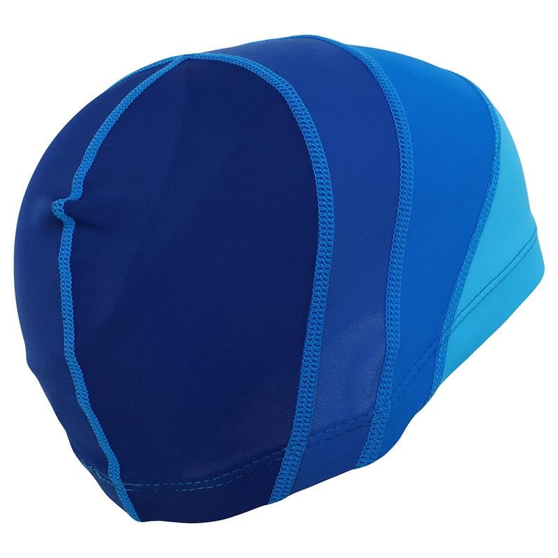 Шапочка для плавания Mad Wave на длинные волосы юниорская Long Hairs Junior M052102 Синий (60444268) - фото 4