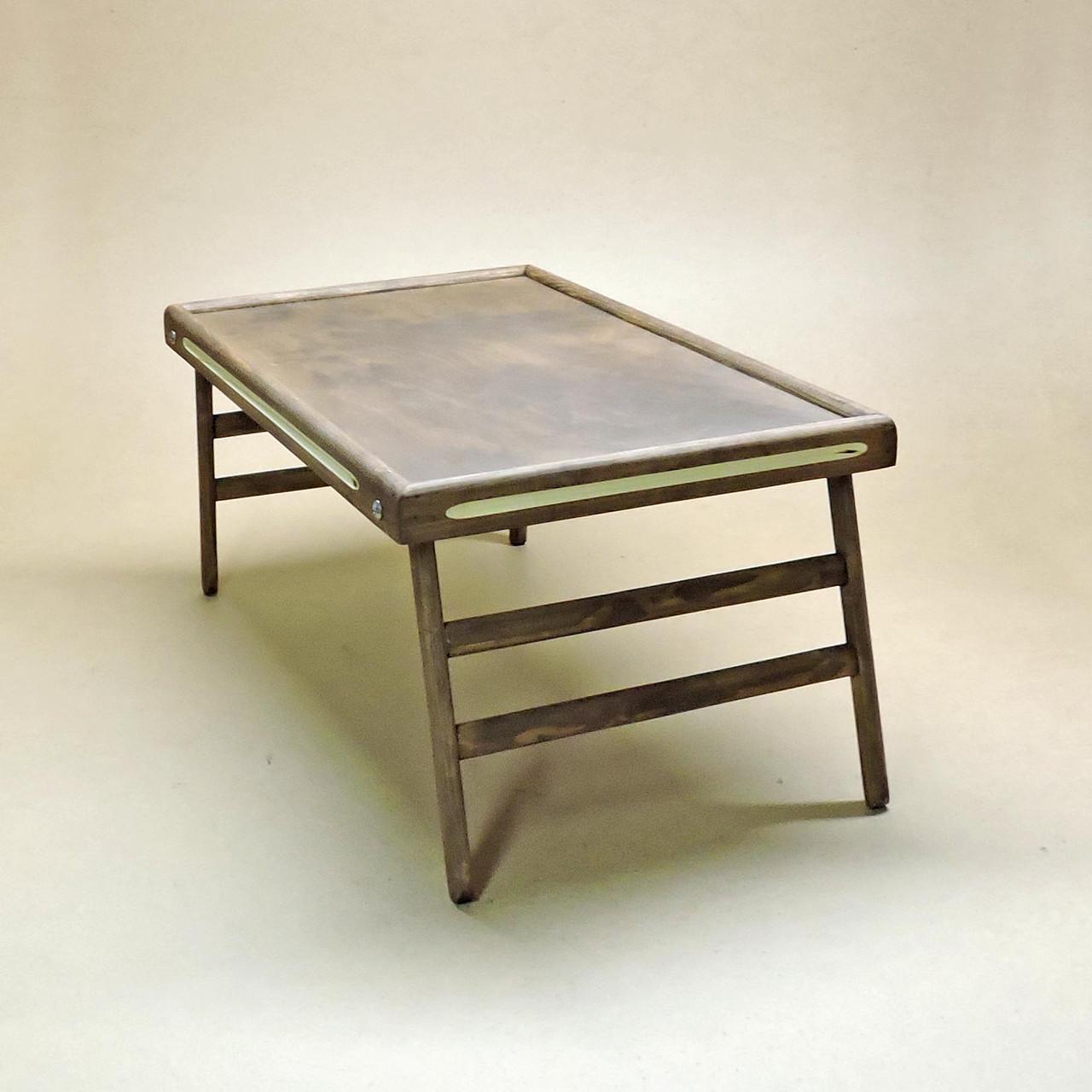 Столик-піднос для сніданку з дерева Техас Махагон (СТП-000539) - фото 5 Столик-піднос для сніданку з дерева Техас Махагон (СТП-000539) - фото 5