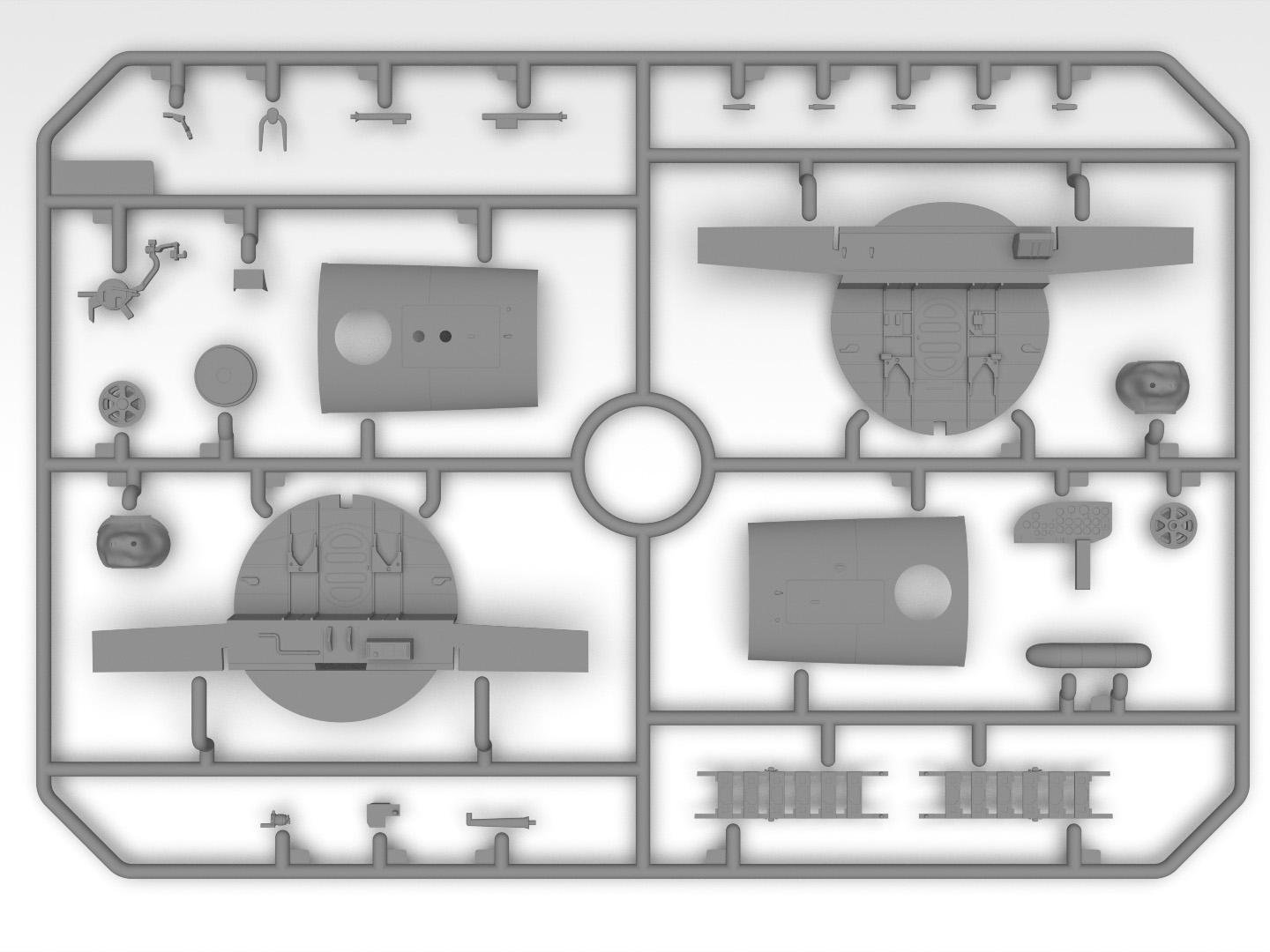 Сборная модель ICM B-26F Marauder Американский бомбардировщик 2 СВ (48325) - фото 9 Сборная модель ICM B-26F Marauder Американский бомбардировщик 2 СВ (48325) - фото 9
