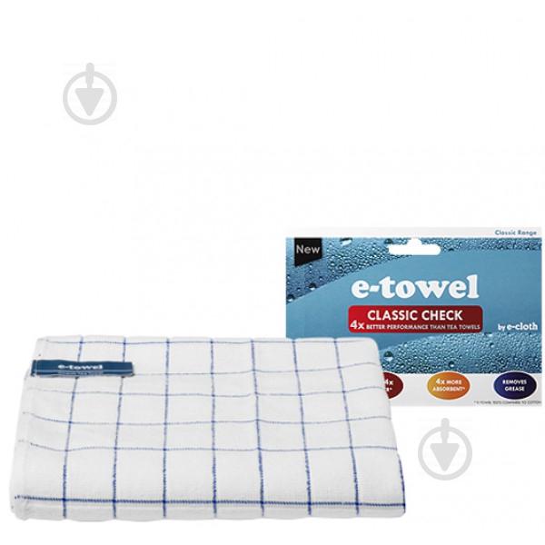 Полотенце E-cloth Classic Check Blue 201675 - фото 2