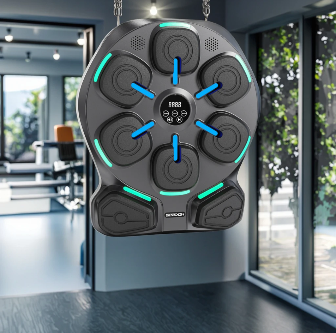 Тренажер Gordon на 8 целей/5 мелодий с LED подсветкой и перчатки Bluetooth 9,5 см - фото 2 Тренажер Gordon на 8 целей/5 мелодий с LED подсветкой и перчатки Bluetooth 9,5 см - фото 2