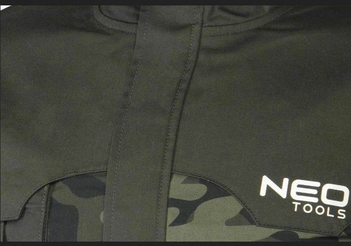 Куртка рабочая Neo Tools CAMO усиленная Oxford XL Камуфляж (81-211-XL) - фото 7