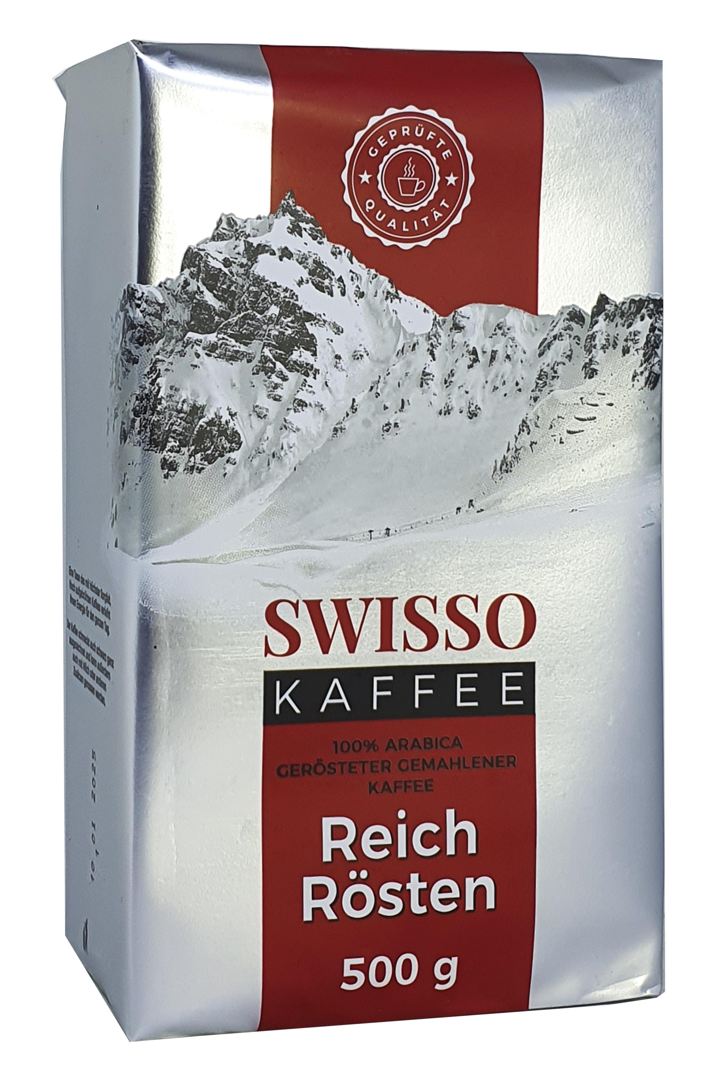 Кофе молотый Swisso 100% арабика 500 г (57797)