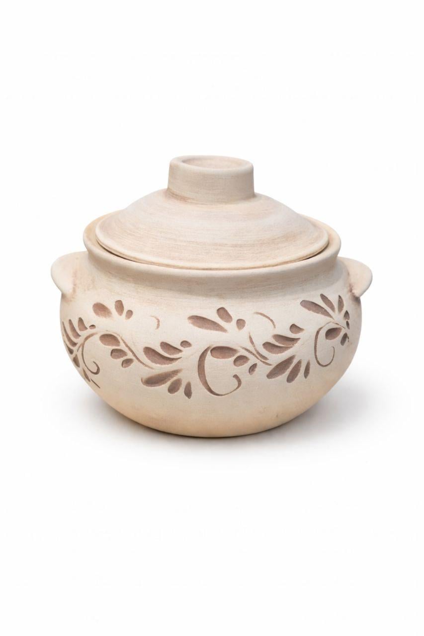 Горшок с крышкой 0,5 л (КМ 01-80)