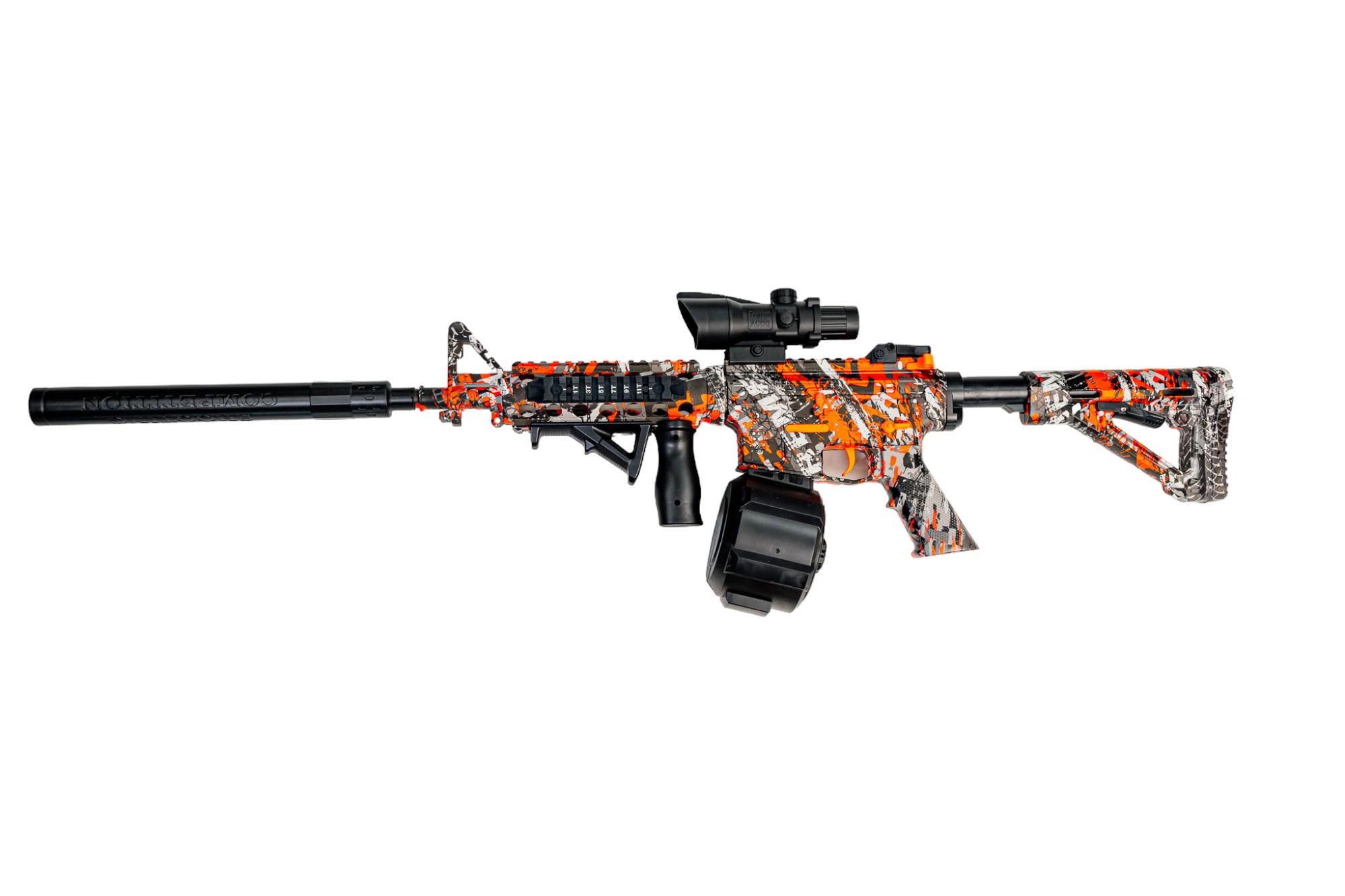 Детское оружие автомат-бластер M4A1 на орбизах (WH02-3)