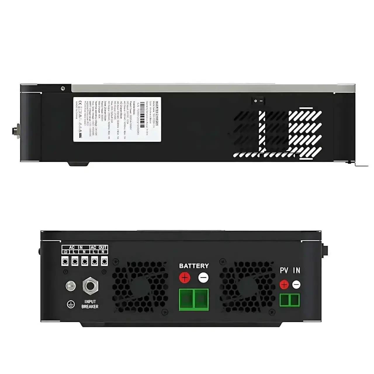 Инвертор солнечный гибридный Jarrett 3,2 kWt 24V с чистой синусоидой MPPT для солнечных панелей с дисплеем (30838087) - фото 5