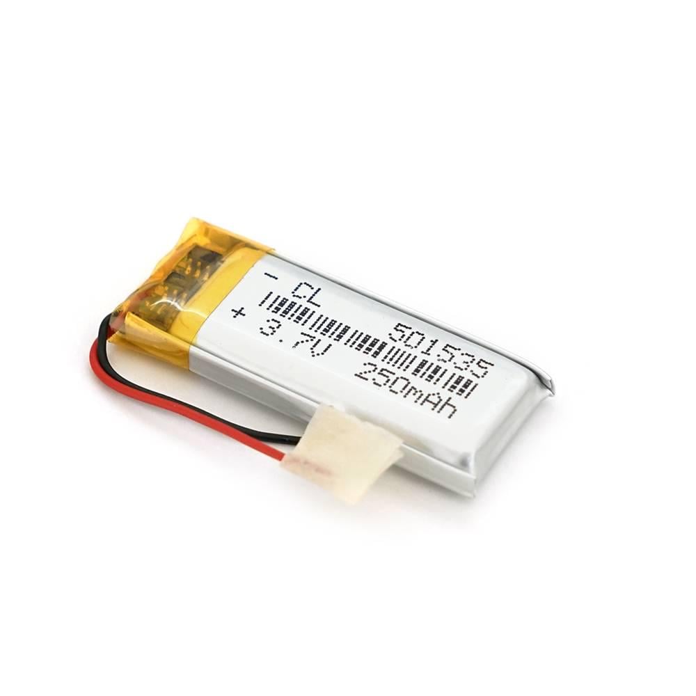 Акумулятор літій-полімерний 3,7В Li-ion 250 мАг 5х15х35 мм (35349)
