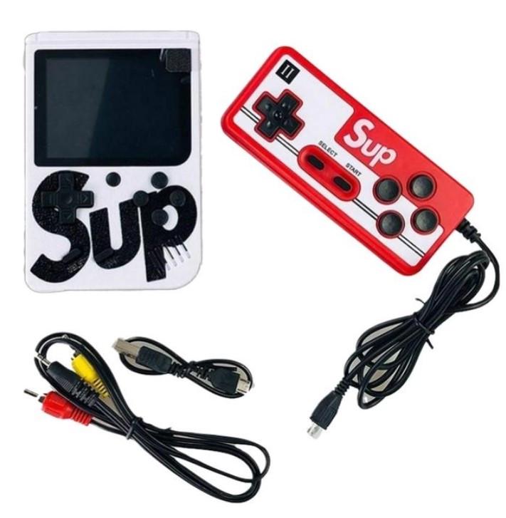 Игровая консоль с джойстиком Game Sup на 500 игр White/Red - фото 4