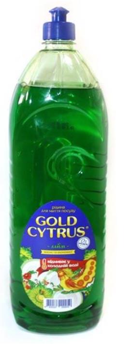 Жидкость для мытья посуды Gold Cytrus 1,5 л Зеленый (2474051610)