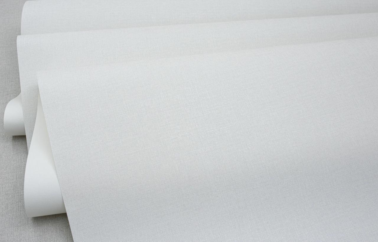 Обои флизелиновые SINTRA Jazz Meadow UNI 460405 фон винил горячего тиснения 1,06х10,05 м Белый