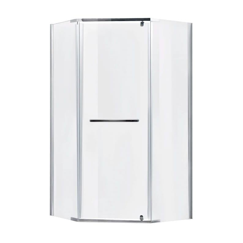 Душова кабіна Lidz Dozorca 190x90x90 скло 6 мм, без піддону, хром (LDSC9090CRMLOWTR2)