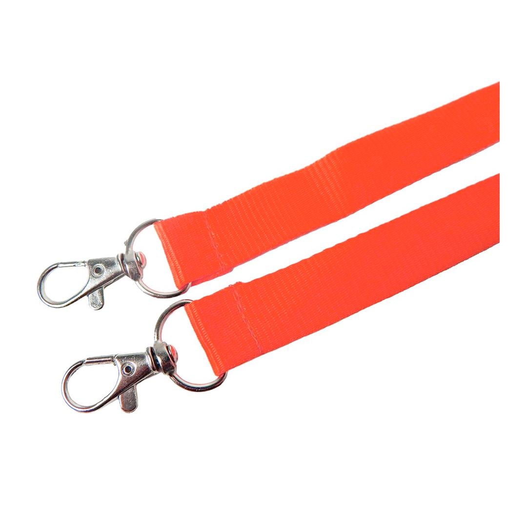 Шнурок для бейджа Ardix с двумя карабинами 96 см 10 шт. Красный (07-013-RD)