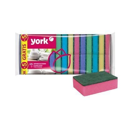Губка для миття посуду York 25+5 шт. Губка для миття посуду York 25+5 шт.