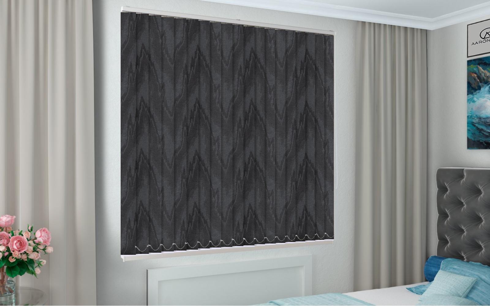 Жалюзи вертикальные Mountain T 210х145 см Graphite (22196)