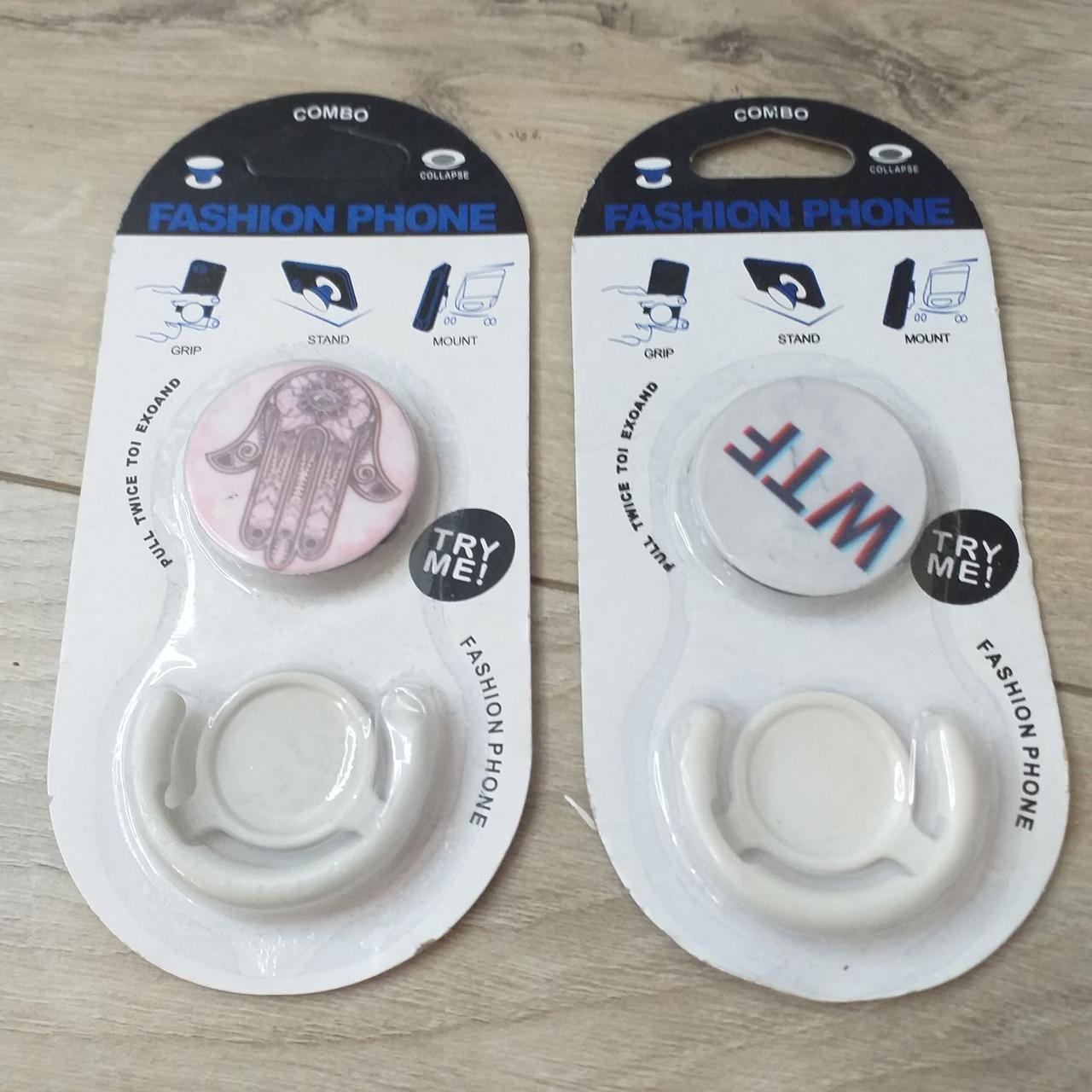 Попсокет держатель Fashion для 3D Combo 2 шт./1 уп. (KG-10569) Попсокет держатель Fashion для 3D Combo 2 шт./1 уп. (KG-10569)