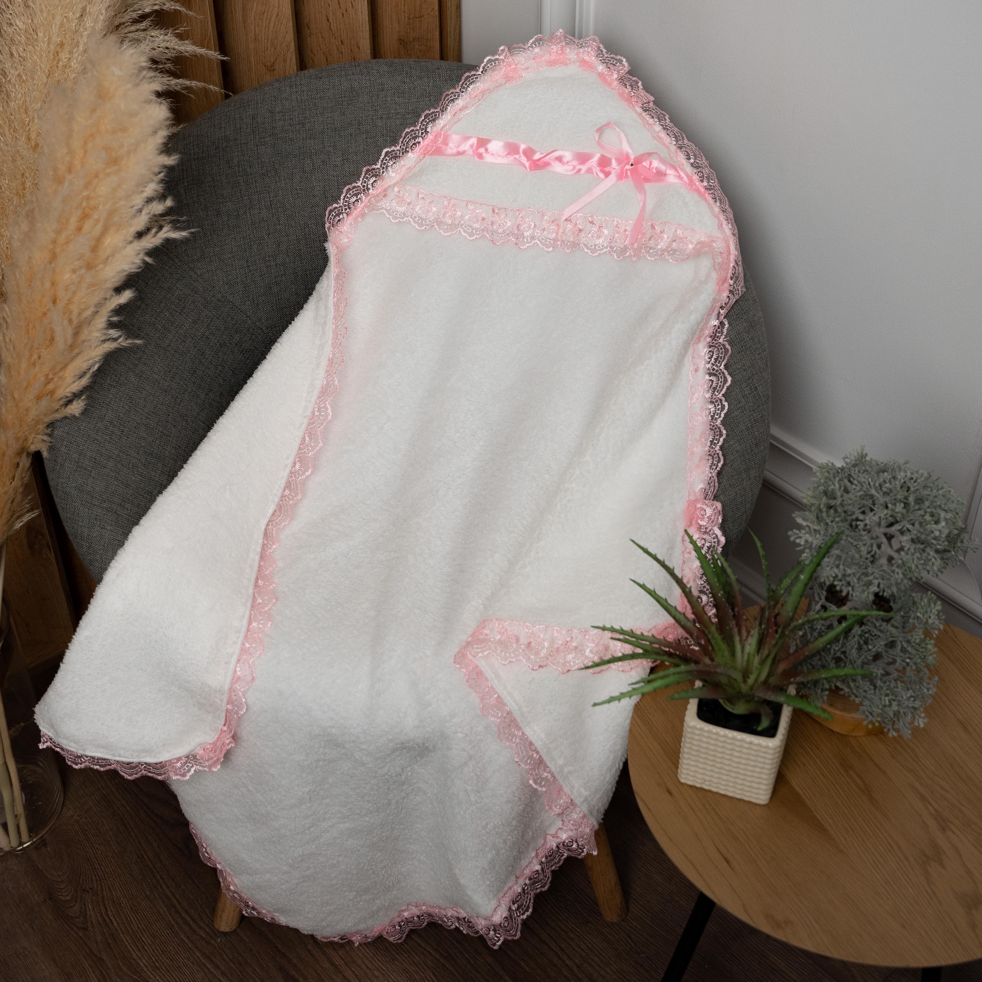 Крестец с капишоном 9001 100*100 см Розовый (21156066)