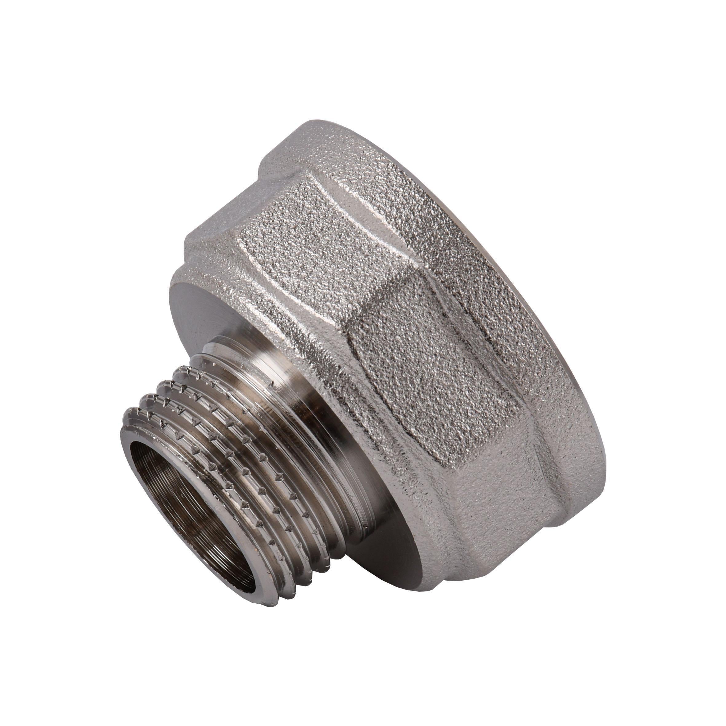 Переходник редукционный Optimum NK533O 1"x1/2"ВЗ никелированный восьмигранный (000030798)