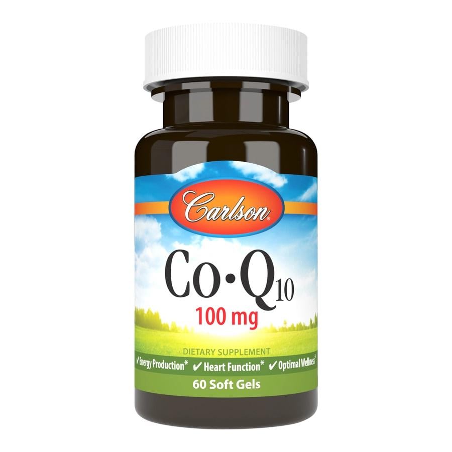 Натуральная добавка Carlson Labs CoQ10 100 мг 60 капс. (8984)