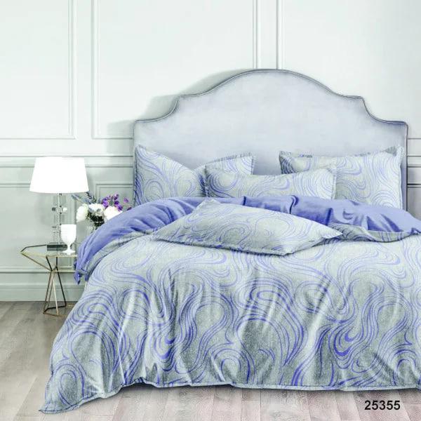 Комплект постельного белья Viluta 25335 с простыней на резинке 180х200х25 евро (1182)