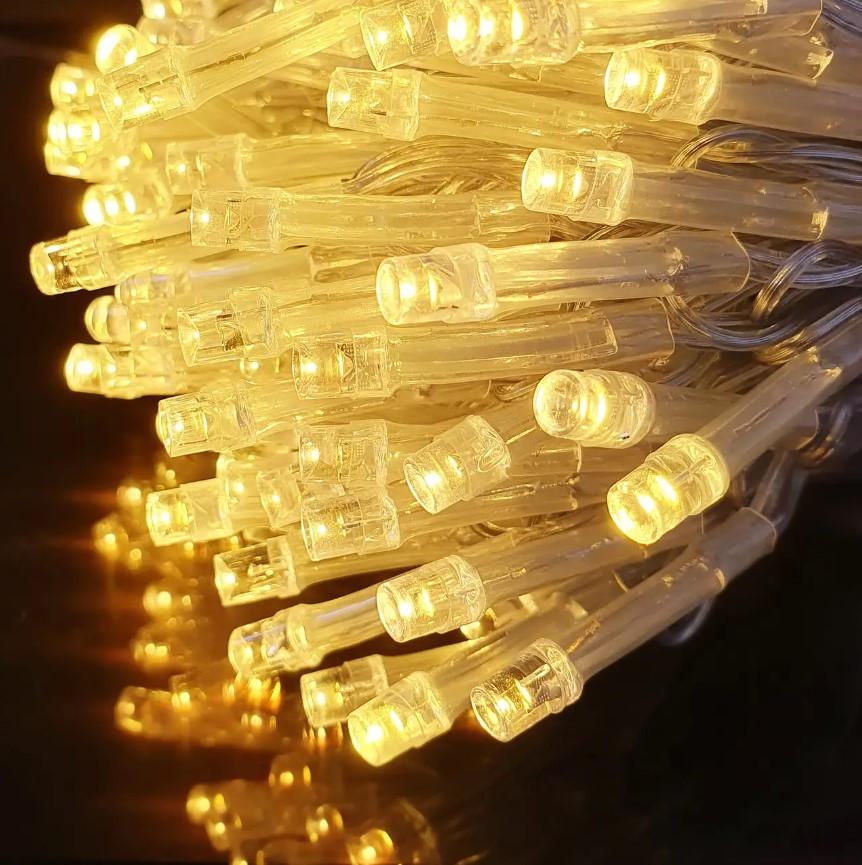 Гирлянда-нить 1000LED 8 режимов от сети 50 м Теплый Белый (TR-1000L-WW) - фото 2 Гирлянда-нить 1000LED 8 режимов от сети 50 м Теплый Белый (TR-1000L-WW) - фото 2