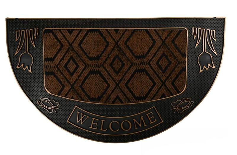 Килимок придверний Wellcome 45х75 см (R35160-BW)