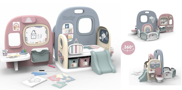 Игровой набор Smoby Toys Детский центр 5в1 с аксессуарами 107,9х77,9х51 см (240307) - фото 3