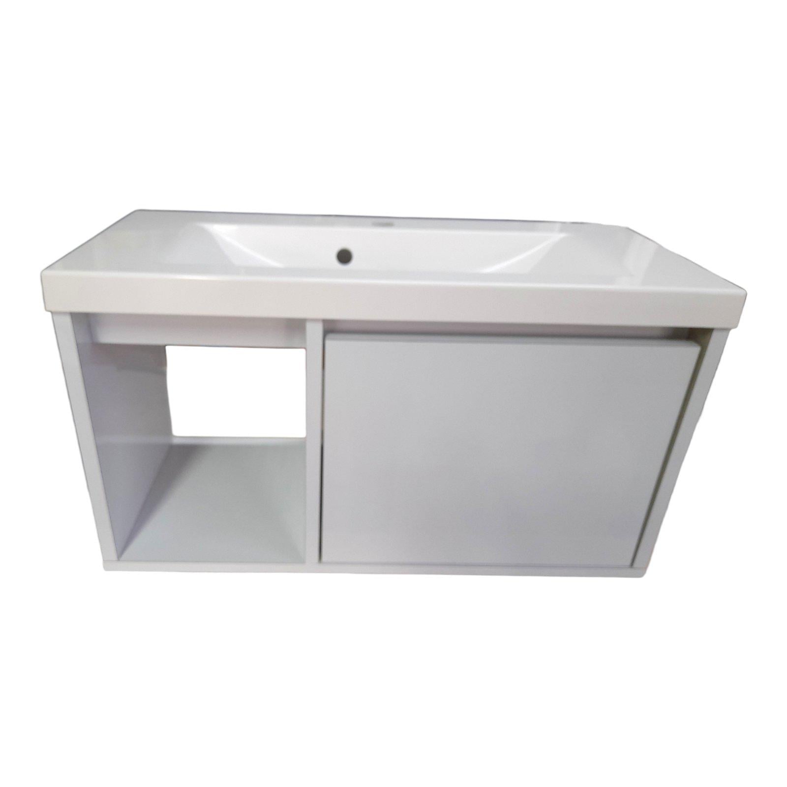 Тумба подвесная Адонис с покрытием HPL 3103 gloss 80 см