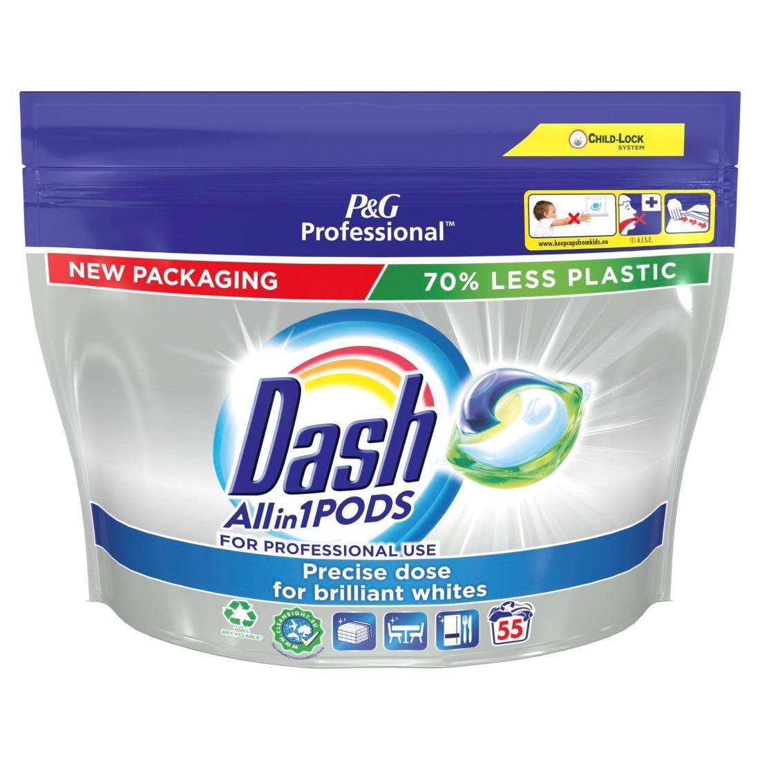 Капсулы для стирки Dash All in 1 PODs Professional 55 шт. (8006540581001)