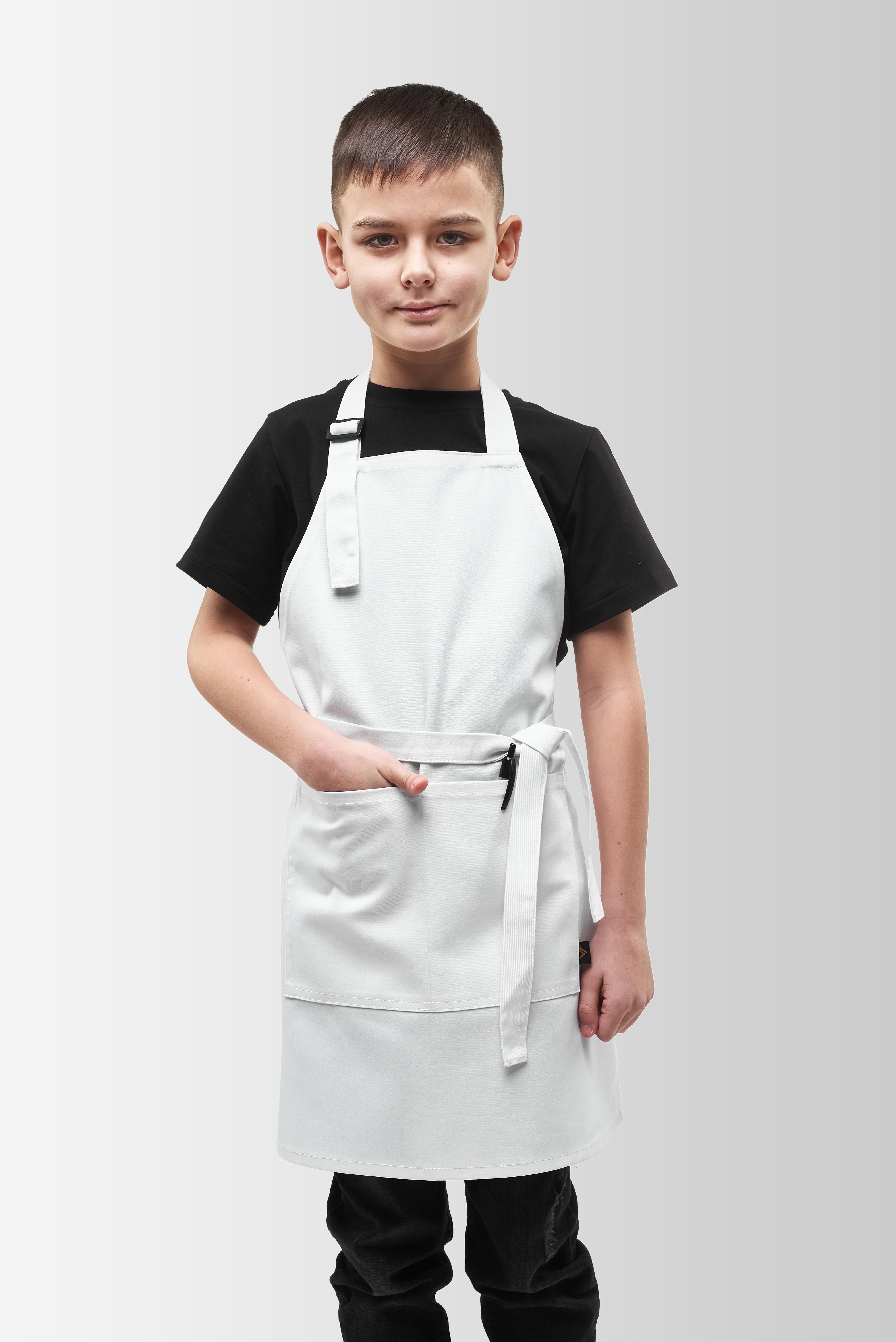 Фартук детский Vsetex Latte Junior 7-12 лет Белый (7757714) - фото 4