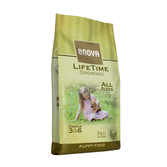 Корм сухой повнораціонний Enova LifeTime Growing для цуценят 2 кг (CS530)