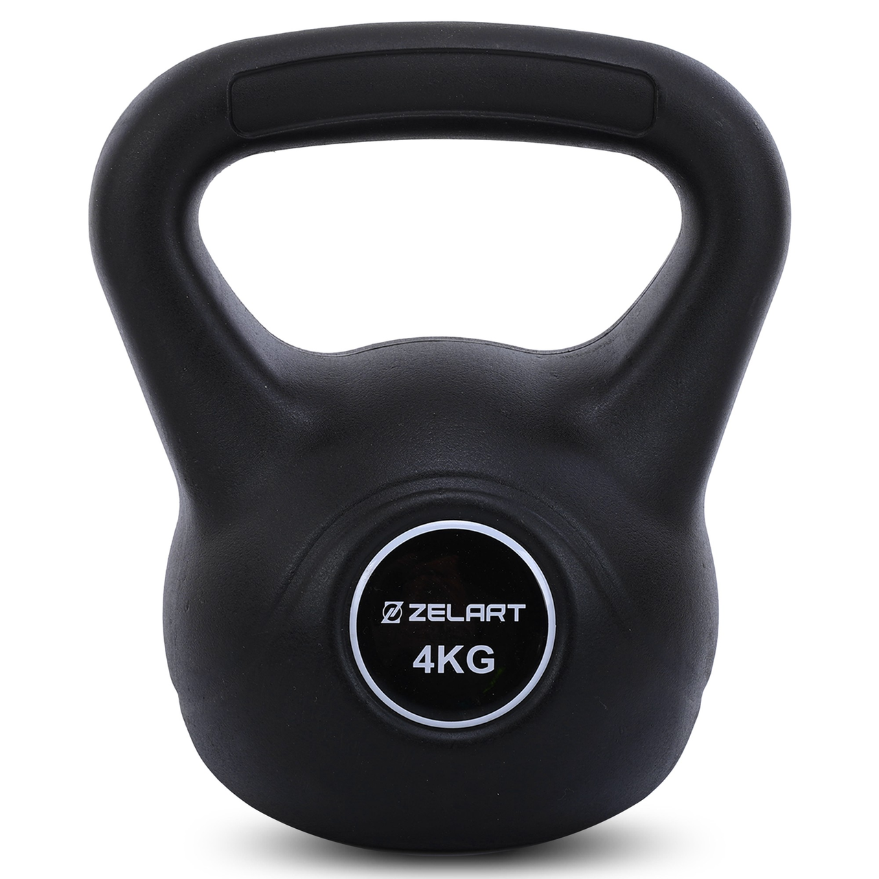 Гиря тренировочная цельная Zelart TA-5427-4 пластиковая 4 кг (2532856767)