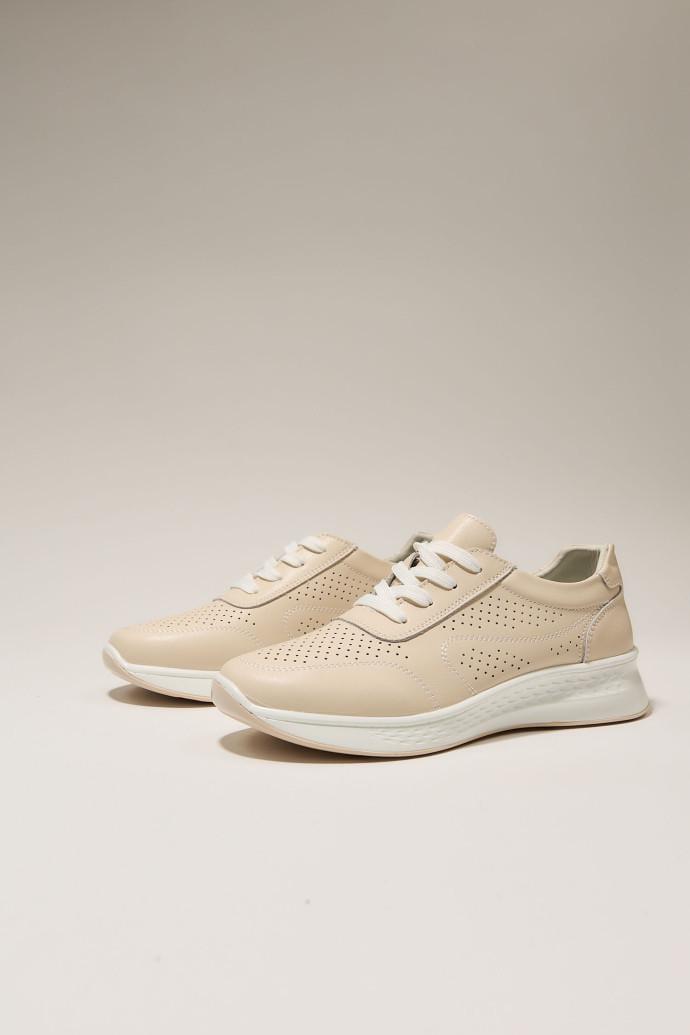 Кроссовки женские летние ALLSY р. 37 Бежевый (195239)