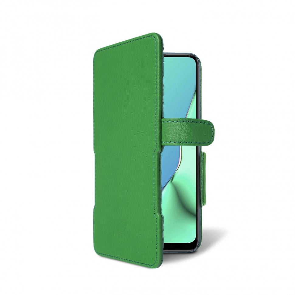 Чехол книжка Stenk Prime для OPPO A9 2020 Зеленый (65488)