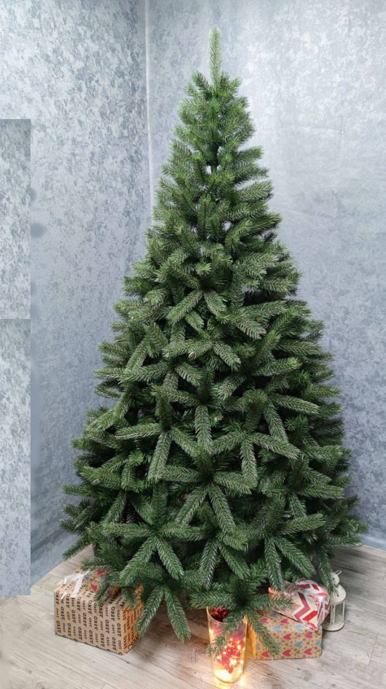 Штучна ялинка лита Буковельська з металевою підставкою 2,30 м Зелений (NYT15197) - фото 3 Штучна ялинка лита Буковельська з металевою підставкою 2,30 м Зелений (NYT15197) - фото 3