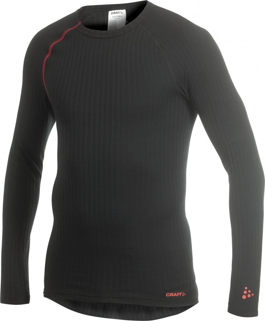 Термобелье мужское Craft Be Active Roundneck Long Sleeve M-XL Black/Lava (iz13598)
