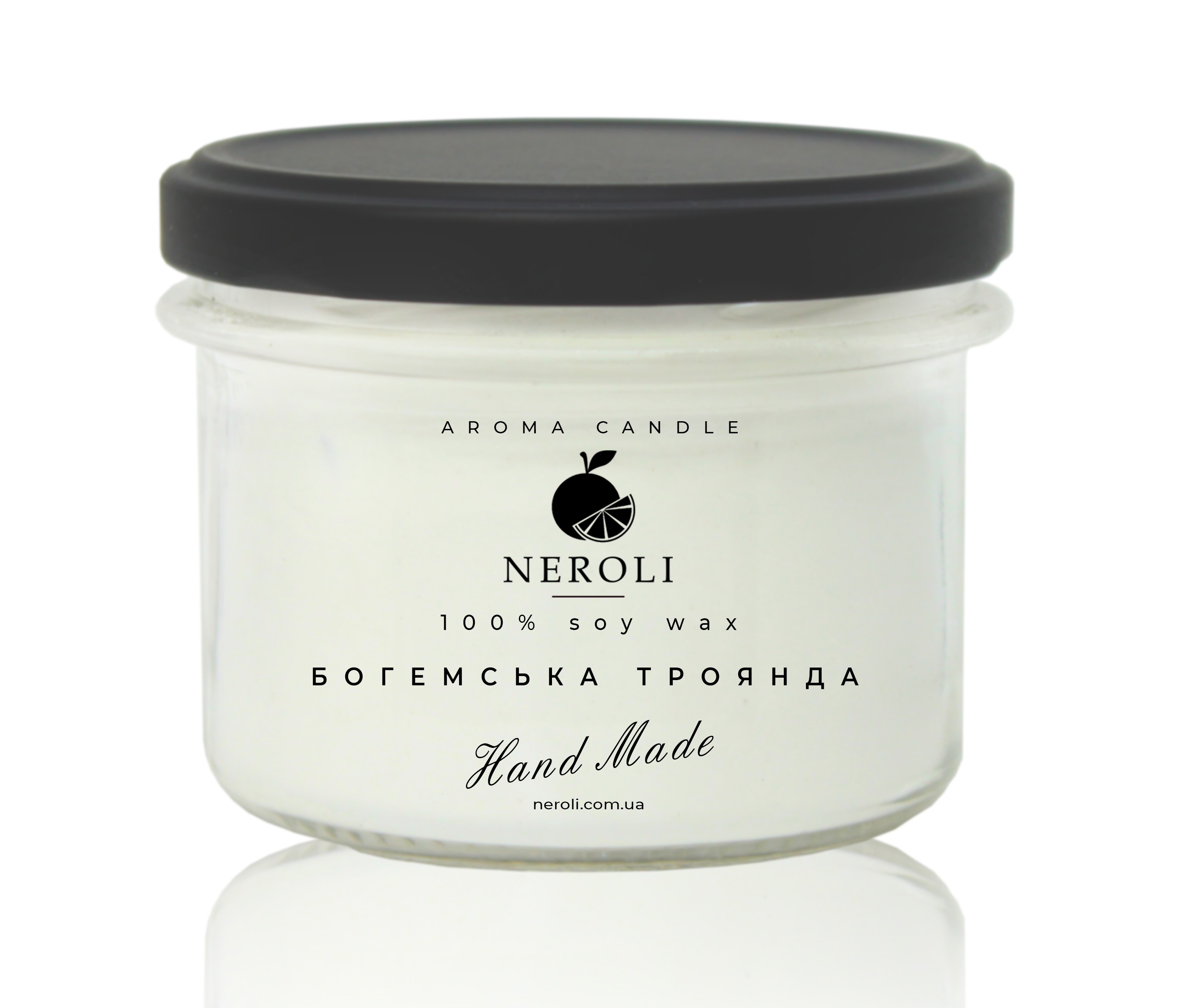 Аромасвічка соєва NEROLI Богемська Троянда Light Jar 200 мл - фото 1 Аромасвічка соєва NEROLI Богемська Троянда Light Jar 200 мл - фото 1