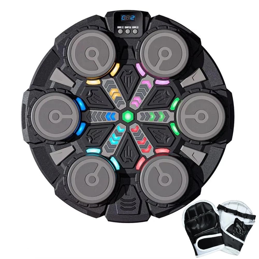 Тренажер боксерський настінний інтерактивний музичний для дітей з підсвічуванням 40 см (33243076)