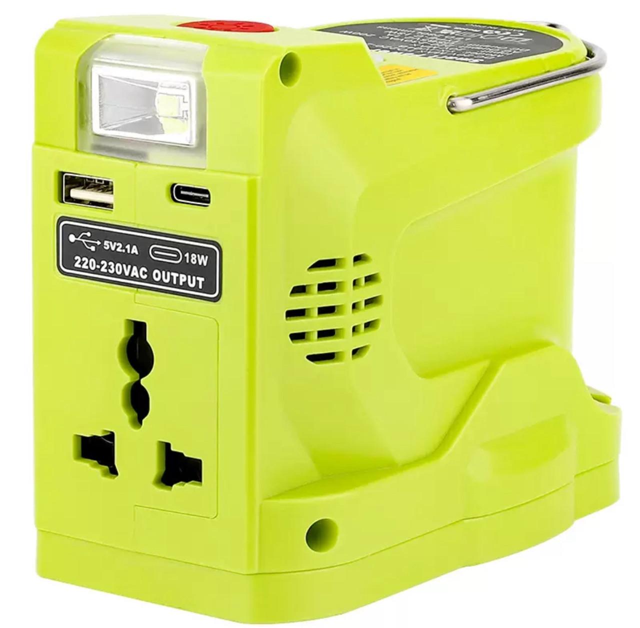 Інвертор YEX-BUR 200W під акумулятор Ryobi One+ (2688621705) Інвертор YEX-BUR 200W під акумулятор Ryobi One+ (2688621705)