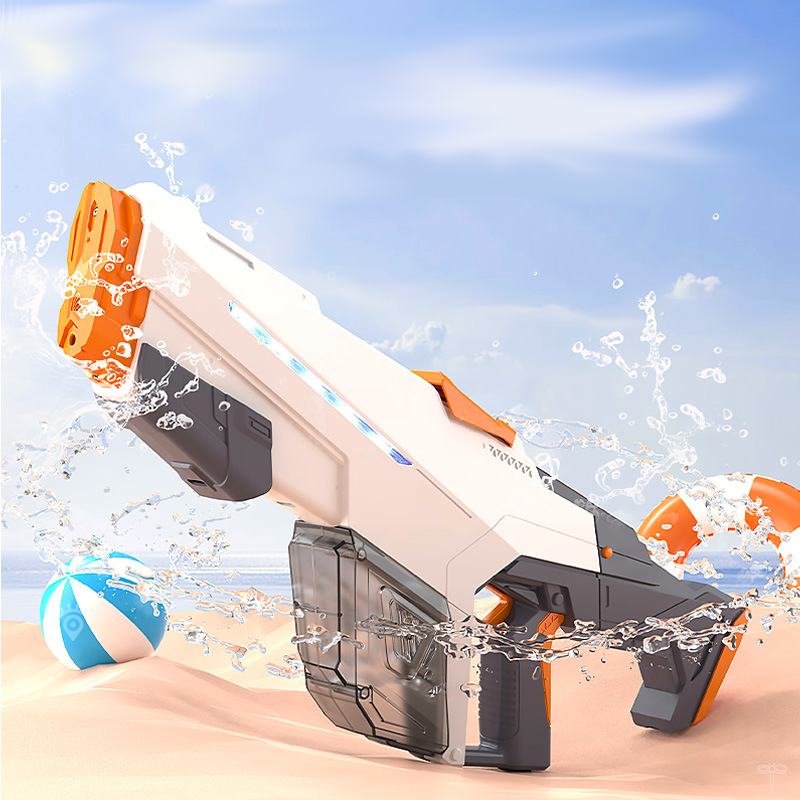 Водний бластер Combat Water Gun 2в1 з резервуаром для води 610 мл Білий (2267348669) - фото 2