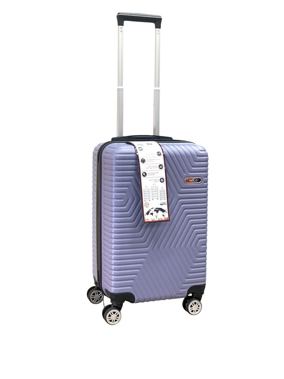 Чемодан Polo ПК013-S поликарбонат на 4-х двойных колесах маленький S 50 л Лавандовый - фото 1 Чемодан Polo ПК013-S поликарбонат на 4-х двойных колесах маленький S 50 л Лавандовый - фото 1
