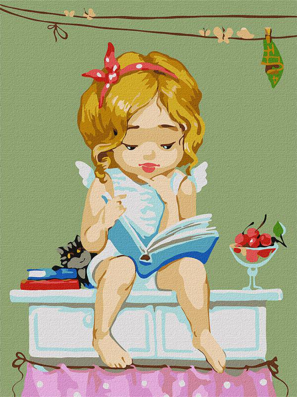 Картина по номерам Идейка Любимая книга 30х40 см (KHO2396)
