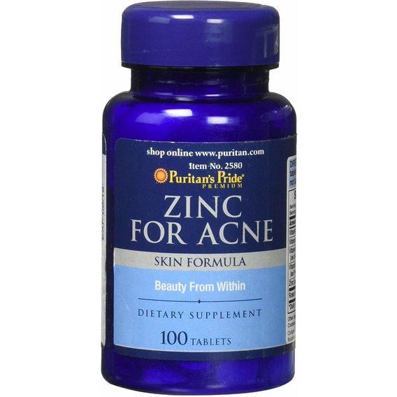 ᐉ Мультиминеральный комплекс Puritan's Pride Zinc for Acne 100 Tabs