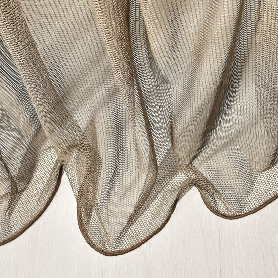 Тюль сітка IDEIA Соти V-КАВА 3,0 м однотонна Коричневий (2200004185521)