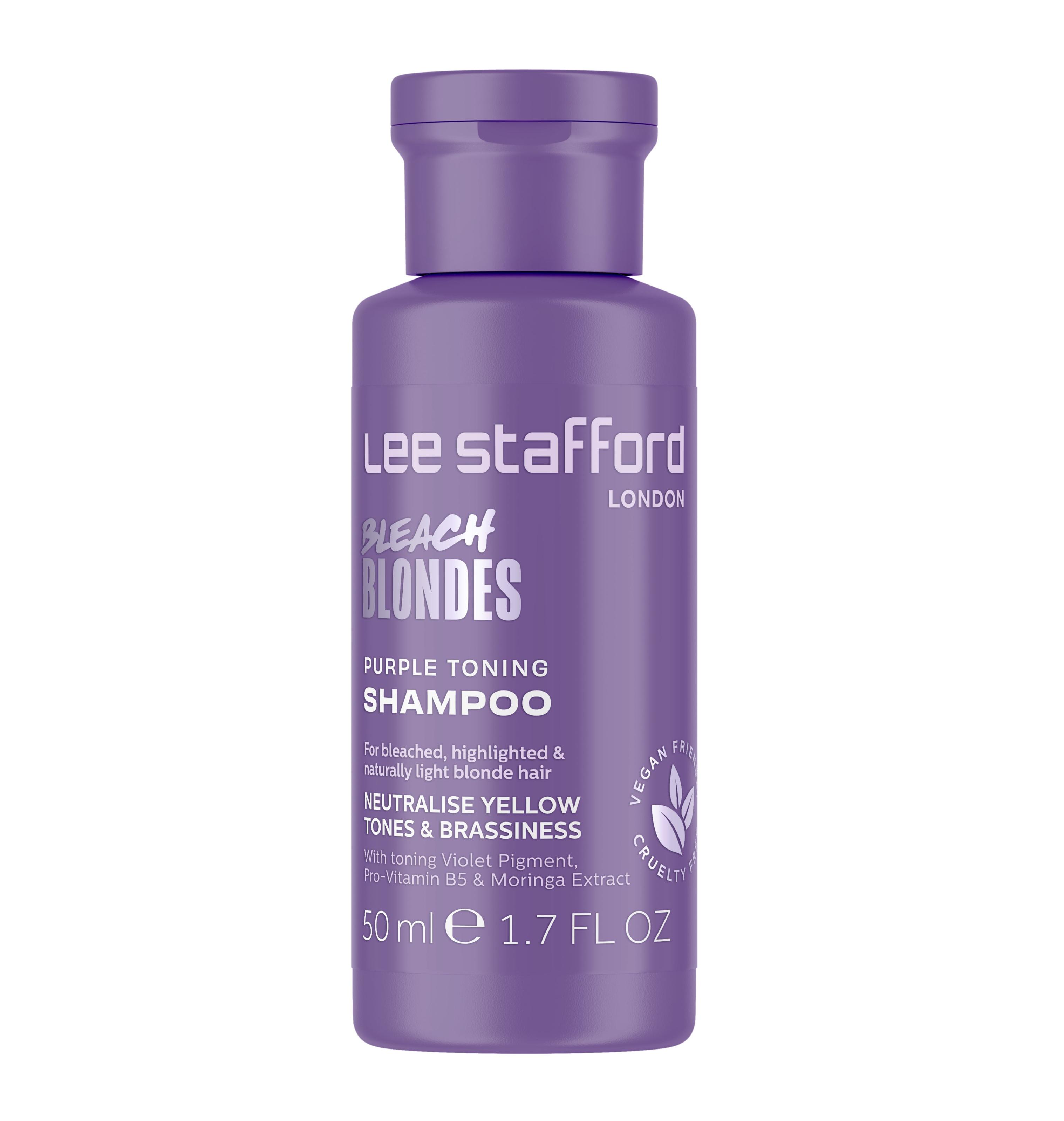 Шампунь для освітленого волосся Lee Stafford тонуючий Фіолетовий 50 мл (5060282705838)