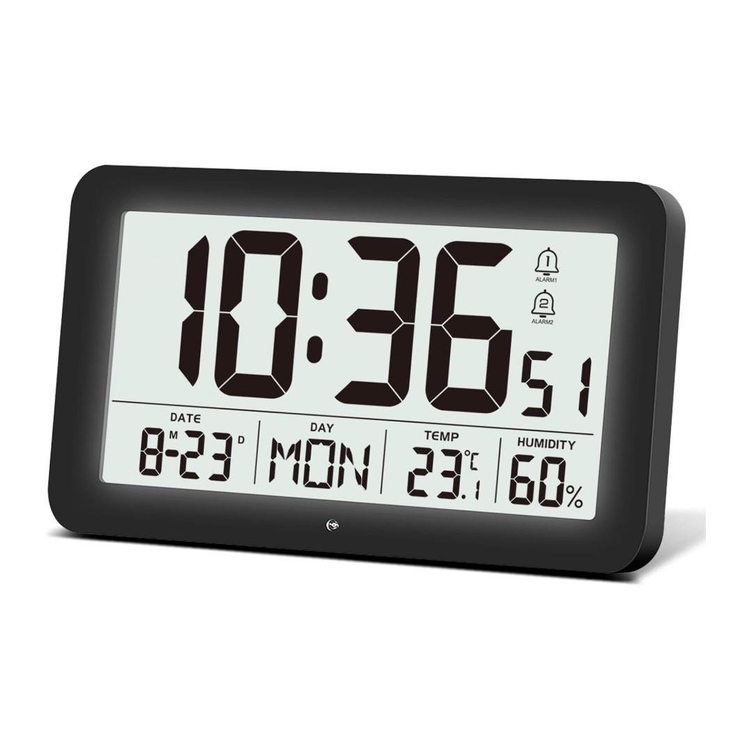 Часы настольные электронные Mids на батарейках с автоматической подсветкой (L-601)