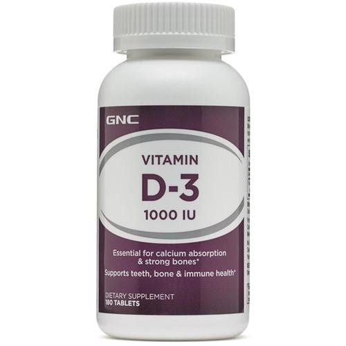 Витамин D для спорта GNC Vitamin D3 1000 IU 180 Tabs