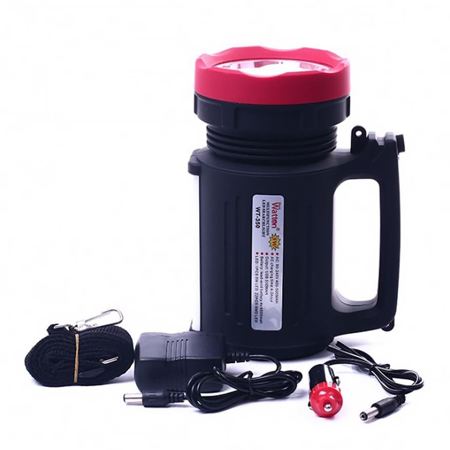 Фонарь-прожектор двусторонний Watton WT-350 светодиодный аккумуляторный